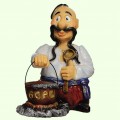 Большая копилка для денег Козак с борщем