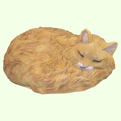 Статуэтка Длинношерстная кошка рыжая