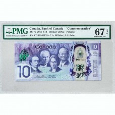 Банкнота Канады 10 долларов 2017 Superb Gem UNC BC-75