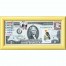 Банкнота США 2 доллара 1976 с печатью USPS, птица западная танагра, Gem UNC