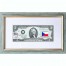 Банкнота США 2 доллара 2003 с печатью USPS, флаг Чехословакии, Gem UNC