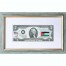 Банкнота США 2 доллара 2003 с печатью USPS, флаг Иордании, Gem UNC