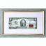 Банкнота США 2 доллара 2003 с печатью USPS, флаг Малави-01, Gem UNC