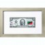 Банкнота США 2 доллара 2003 с печатью USPS, флаг Сент-Китс и Невиса, Gem UNC