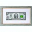 Банкнота США 2 доллара 2003 с печатью USPS, флаг Заира, Gem UNC