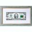 Банкнота США 2 доллара 2003 с печатью USPS, флаг Замбии, Gem UNC