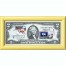 Банкнота США 2 доллара 2009 с печатью USPS, рождественские олени, Gem UNC