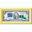 Банкнота США 2 доллара 2009 с печатью USPS, рождественские праздники, Gem UNC