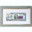 Банкнота США 2 доллара 2009 с печатью USPS, собака гончая, Gem UNC