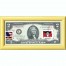 Банкнота США 2 доллара 2013 с печатью USPS, флаг Антигуа и Барбуды, Gem UNC Банкнота США 2 доллара 2013 с печатью USPS, флаг Антигуа и Барбуды, Gem UNC