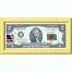 Банкнота США 2 доллара 2013 с печатью USPS, флаг Бангладеша, Gem UNC Банкнота США 2 доллара 2013 с печатью USPS, флаг Бангладеша, Gem UNC