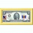 Банкнота США 2 доллара 2013 с печатью USPS, флаг Барбадоса, Gem UNC Банкнота США 2 доллара 2013 с печатью USPS, флаг Барбадоса, Gem UNC
