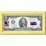Банкнота США 2 доллара 2013 с печатью USPS, флаг Британских Виргинских островов, Gem UNC