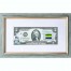 Банкнота США 2 доллара 2013 с печатью USPS, флаг Габона, Gem UNC