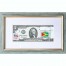 Банкнота США 2 доллара 2013 с печатью USPS, флаг Гайаны, Gem UNC