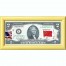 Банкнота США 2 доллара 2013 с печатью USPS, флаг Конго, Gem UNC