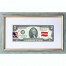 Банкнота США 2 доллара 2013 с печатью USPS, флаг Латвии (1918-1940), Gem UNC