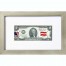 Банкнота США 2 доллара 2013 с печатью USPS, флаг Латвии (1918-1940), Gem UNC