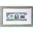 Банкнота США 2 доллара 2013 с печатью USPS, флаг Латвии, Gem UNC