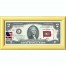 Банкнота США 2 доллара 2013 с печатью USPS, флаг Мальдив-01, Gem UNC Банкнота США 2 доллара 2013 с печатью USPS, флаг Мальдив-01, Gem UNC