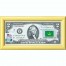 Банкнота США 2 доллара 2013 с печатью USPS, флаг Мавритании, Gem UNC