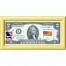 Банкнота США 2 доллара 2013 с печатью USPS, флаг Ниуэ, Gem UNC