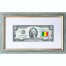 Банкнота США 2 доллара 2013 с печатью USPS, флаг Сенегала, Gem UNC