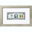 Банкнота США 2 доллара 2013 с печатью USPS, флаг Сенегала, Gem UNC