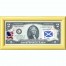 Банкнота США 2 доллара 2013 с печатью USPS, флаг Шотландии, Gem UNC Банкнота США 2 доллара 2013 с печатью USPS, флаг Шотландии, Gem UNC