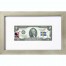 Банкнота США 2 доллара 2013 с печатью USPS, флаг Швеции, Gem UNC