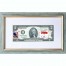 Банкнота США 2 доллара 2013 с печатью USPS, флаг Сингапура, Gem UNC