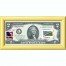 Банкнота США 2 доллара 2013 с печатью USPS, флаг Соломоновых островов, Gem UNC Банкнота США 2 доллара 2013 с печатью USPS, флаг Соломоновых островов, Gem UNC