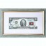 Банкнота США 2 доллара 2013 с печатью USPS, флаг Свазиленда, Gem UNC