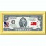 Банкнота США 2 доллара 2013 с печатью USPS, флаг Тонга-01, Gem UNC Банкнота США 2 доллара 2013 с печатью USPS, флаг Тонга-01, Gem UNC