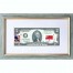 Банкнота США 2 доллара 2013 с печатью USPS, флаг Тонга, Gem UNC