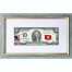 Банкнота США 2 доллара 2013 с печатью USPS, флаг Туниса-01, Gem UNC