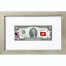 Банкнота США 2 доллара 2013 с печатью USPS, флаг Туниса-01, Gem UNC