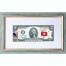 Банкнота США 2 доллара 2013 с печатью USPS, флаг Туниса, Gem UNC