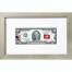 Банкнота США 2 доллара 2013 с печатью USPS, флаг Туниса, Gem UNC