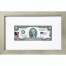 Банкнота США 2 доллара 2013 с печатью USPS, флаг Тувалу, Gem UNC