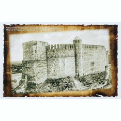 Открытка Генуэзский замок в Хотинской крепости начала XX в.