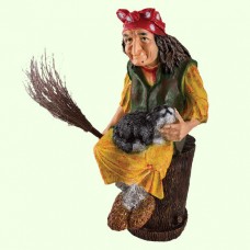 Садовая скульптура Баба Яга