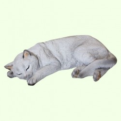 Садовая скульптура Кошка спящая