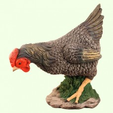 Садовая скульптура Курица чернушка