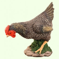 Садовая скульптура Курица чернушка