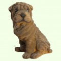 Садовая скульптура Шарпей сидячий
