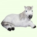 Садовая фигура Лошадь белая