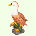 Садовая фигура Утка на камне Садовая фигура Утка на камне