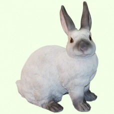 Садовая фигура Заяц белый большой